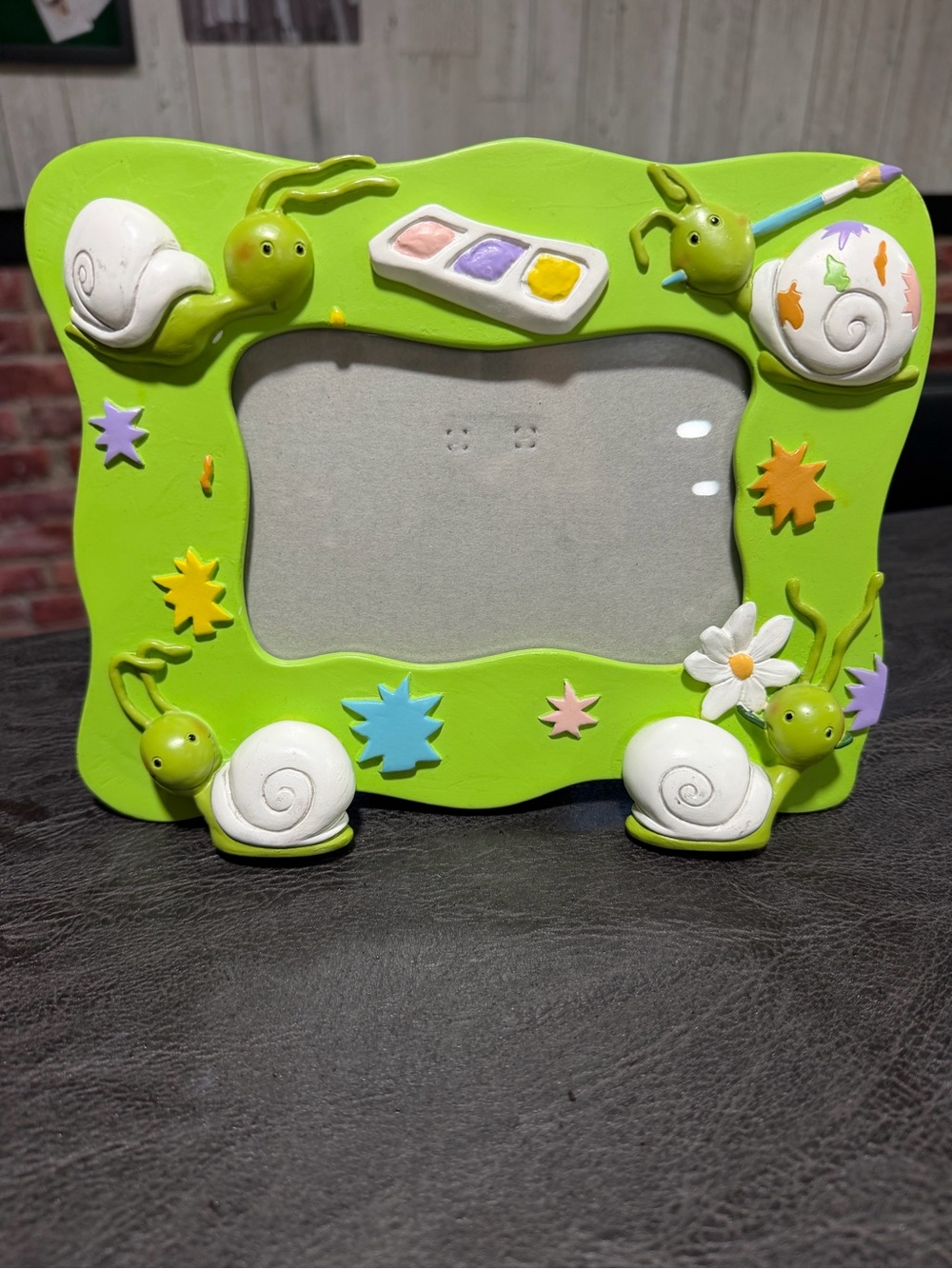 Suzy’s Zoo Snail painting Themed Kids Photo Frame - Playful Decorative Frame